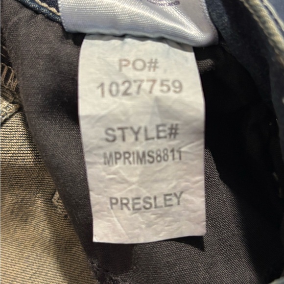 NYDJ Sz 14 High Rise Marylin Straight Dark Wash Jeans in Presley Collur NEW - Picture 14 of 14